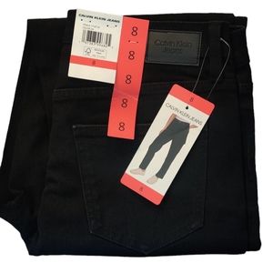 Calvin Klein Women High Rise Straight Leg Jean